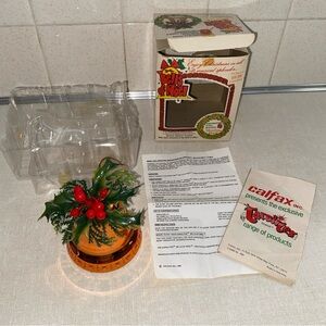 Vintage Musical Christmas Bell 1980 Bells Of Noel 8 Carols Calfax  Org. BOX